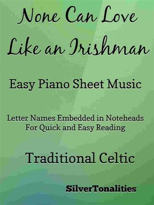 cover image of None Can Love Like an Irishman Easy Piano Sheet Music